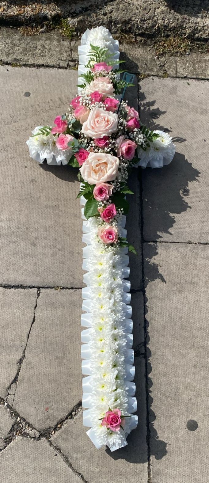 White & Pink Cross Tribute