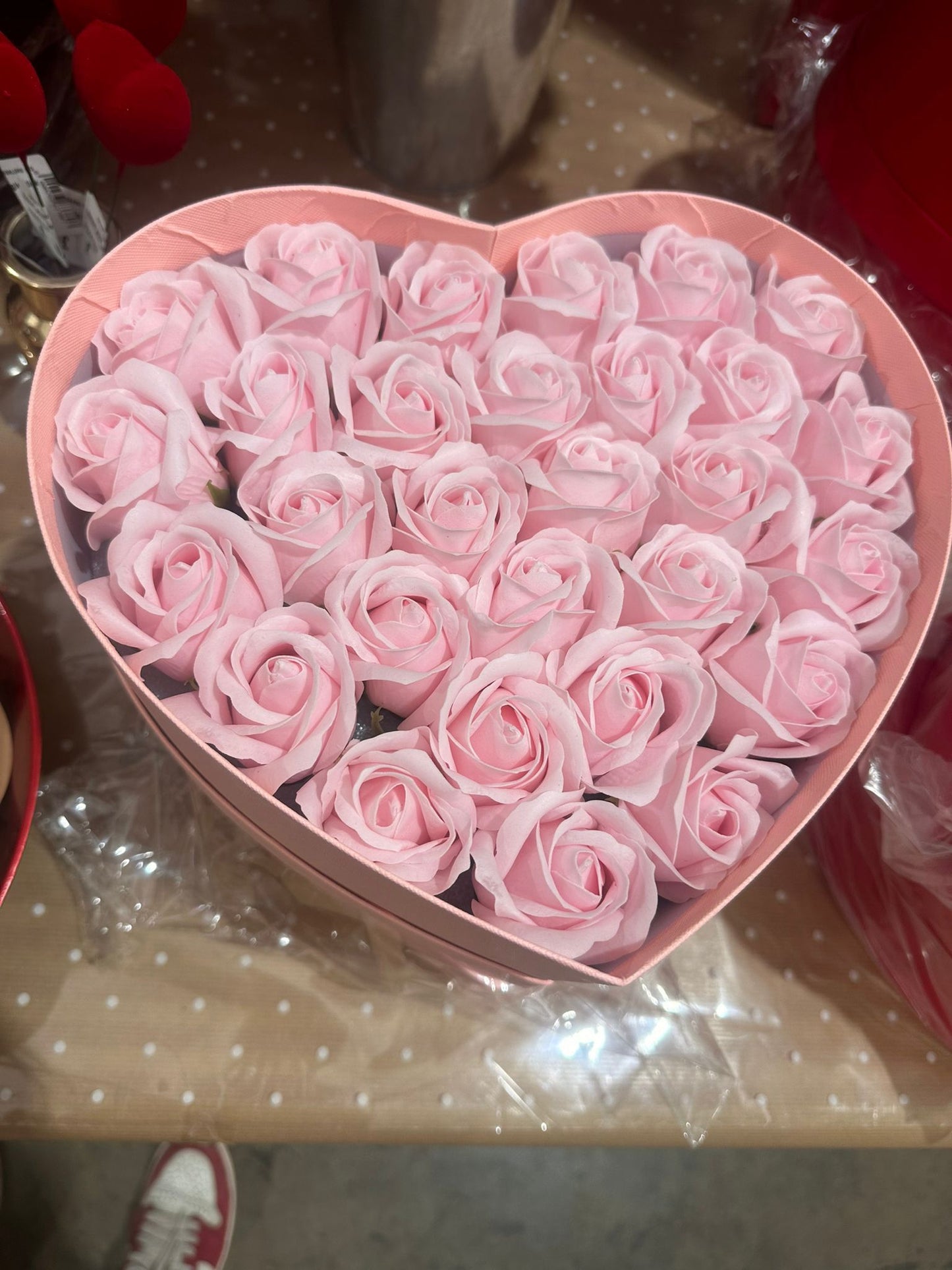 Pink Rose Box Bag