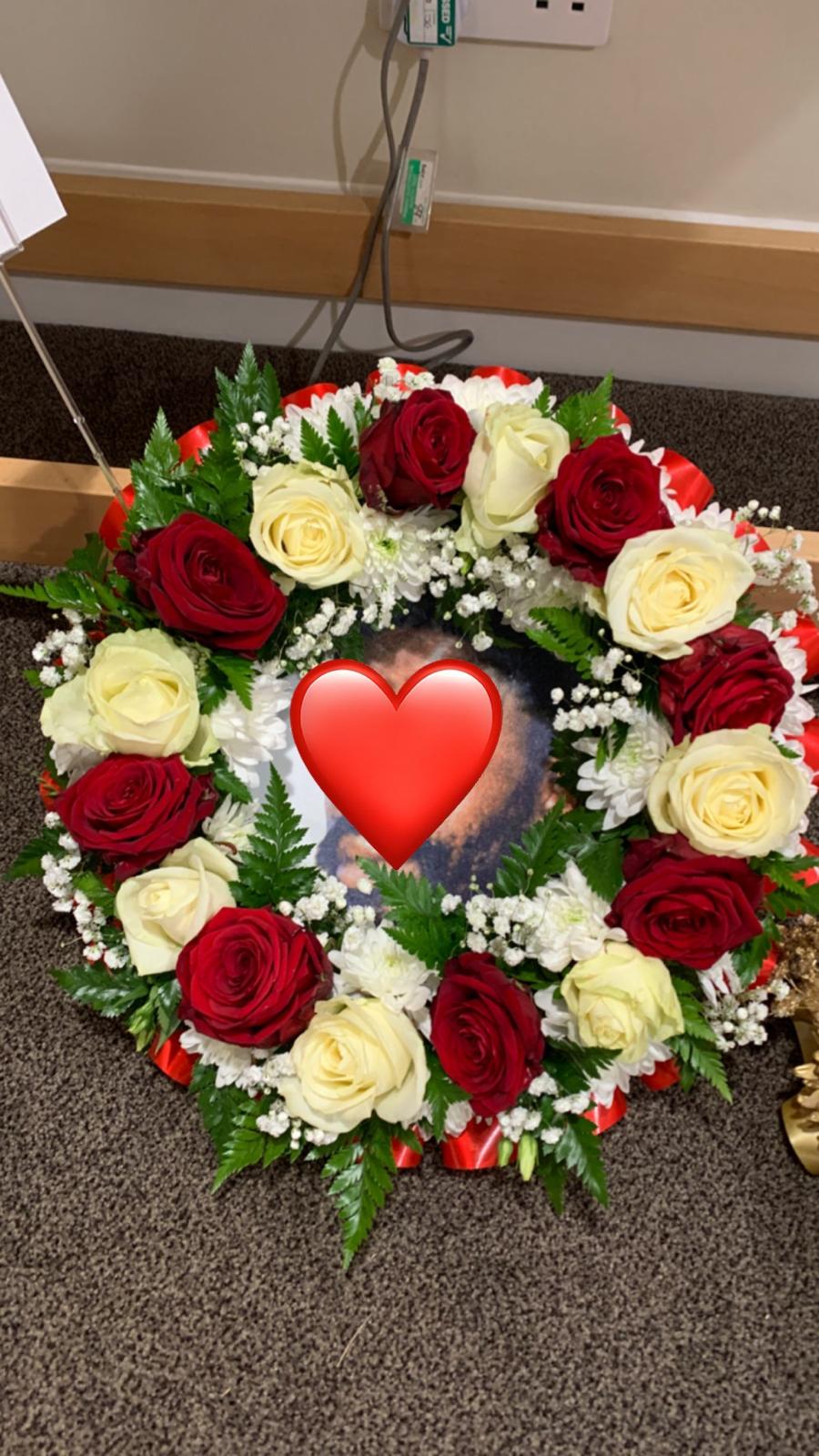 Forever Loved Photo Wreath