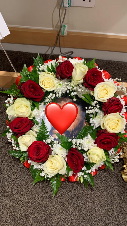 Forever Loved Photo Wreath