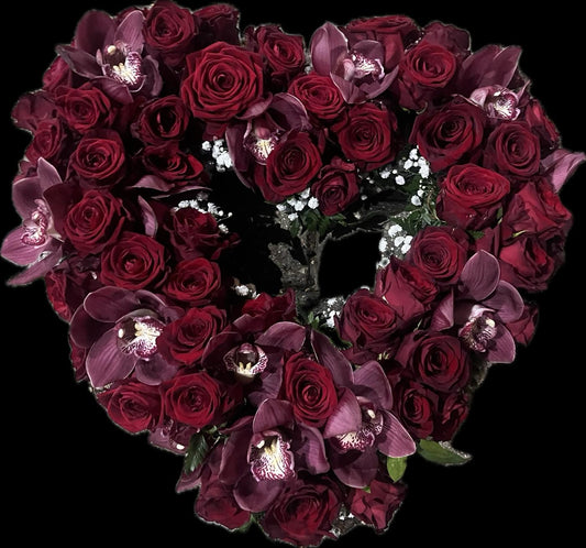 Orchid Rose Heart
