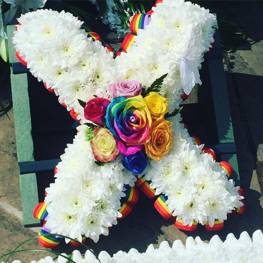 Rainbow Kiss Lettering